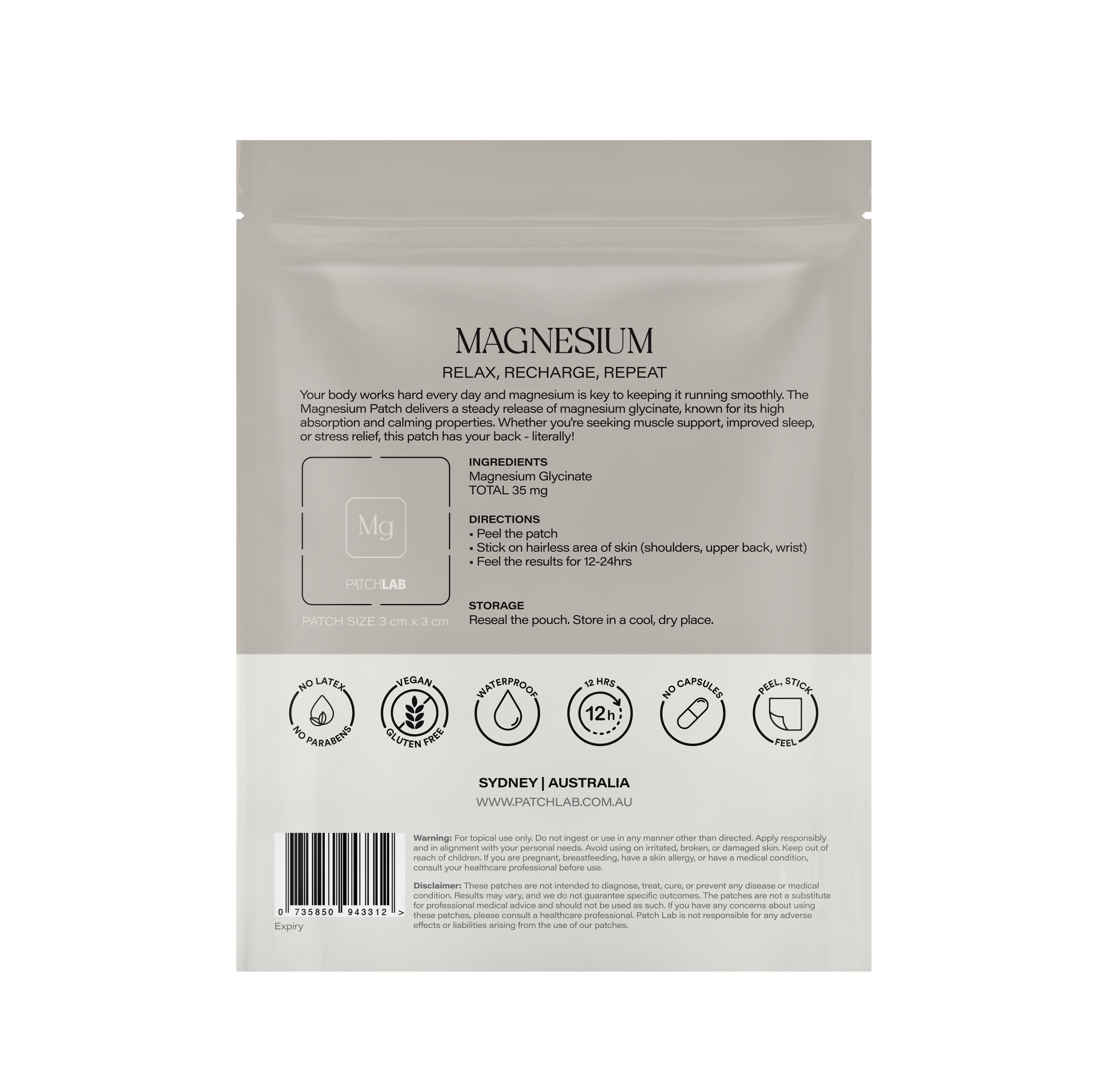 Magnesium Patches